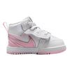 Toddler's Jordan 1 Mid RM EasyOn White/Pink Foam-Fire Red (FQ1283 101)