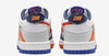 Big Kid's Nike Dunk Low SE White/White-Light Silver (FQ7674 100)