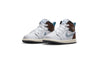 Toddler's Jordan 1 Mid SE White/Blue Grey-Black Sail (FQ8221 142)
