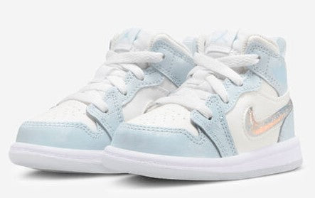 Toddler's Jordan 1 Mid SE Blue Tint/Ice Blue (FQ9116 400)