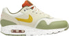 Big Kid's Nike Air Max 1 SE Summit White/Vivid Sulfur (FV3646 171)