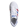 Big Kid's Adidas Superstar J FTWWHT/BLUE/SCARLE (FW5851)