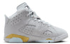 Toddler's Jordan 6 Retro Pure Platinum/Glacier Blue (HF0414 074)
