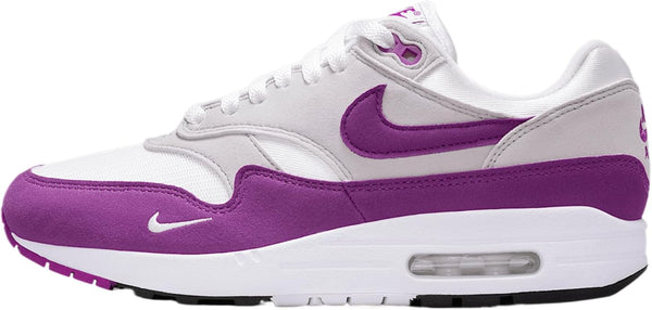 Women's Nike Air Max 1 '87 White/Bold Berry-Neutral Grey (HF1194 101)