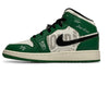 Big Kid's Jordan 1 Mid SE Pine Green/Sail-Black (HF3200 300)