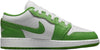 Big Kid's Jordan 1 Low SE BG White/Chlorophyll-Lightening (HF4779 100)