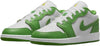 Big Kid's Jordan 1 Low SE BG White/Chlorophyll-Lightening (HF4779 100)