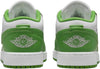 Big Kid's Jordan 1 Low SE BG White/Chlorophyll-Lightening (HF4779 100)