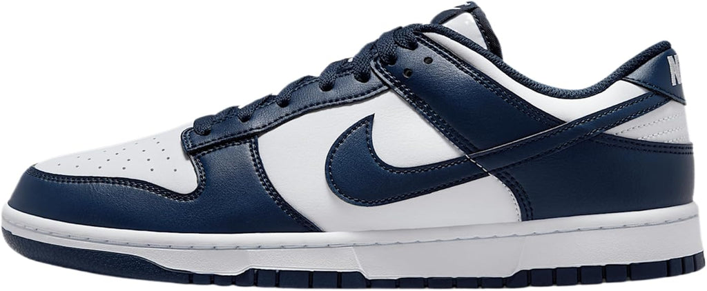Men's Nike Dunk Low Retro White/Midnight Navy-White (HF5441 107)