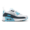 Little Kid's Nike Air Max 90 Easyon White/Wolf Grey-Baltic Blue (HF6357 100)