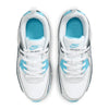 Little Kid's Nike Air Max 90 Easyon White/Wolf Grey-Baltic Blue (HF6357 100)