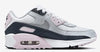 Big Kid's Nike Air Max 90 White/Wolf Grey-Pink Foam (HF6358 104)
