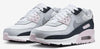 Big Kid's Nike Air Max 90 White/Wolf Grey-Pink Foam (HF6358 104)