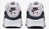 Big Kid's Nike Air Max 90 White/Wolf Grey-Pink Foam (HF6358 104)