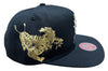 Men's Mitchell & Ness Black NBA Milwaukee Bucks Water Tiger HWC Snapback - OSFA