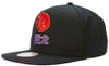Men's Mitchell & Ness Black NBA Toronto Raptors Water Tiger HWC Snapback - OSFA