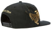 Men's Mitchell & Ness Black NBA Toronto Raptors Water Tiger HWC Snapback - OSFA