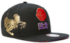 Men's Mitchell & Ness Black NBA Toronto Raptors Water Tiger HWC Snapback - OSFA