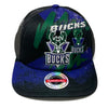 Mitchell & Ness Black NBA Milwaukee Bucks Hyper Trucker HWC Snapback - OSFA