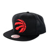 Mitchell & Ness Black NBA Toronto Raptors Team Ground 2.0 Snapback - OSFA