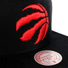 Mitchell & Ness Black NBA Toronto Raptors Team Ground 2.0 Snapback - OSFA