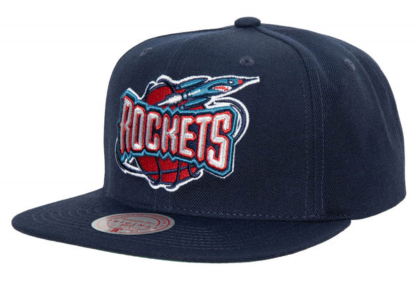 Mitchell & Ness Navy NBA Houston Rockets Team Ground 2.0 HWC Snapback - OSFA