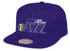 Mitchell & Ness Purple NBA New Orleans Jazz Team Ground 2.0 HWC Snapback - OSFA