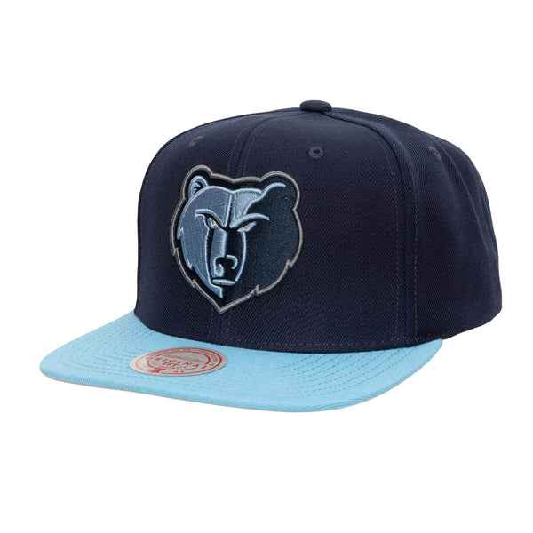 Mitchell & Ness Nvy/Lt Bl NBA Memphis Grizzlies Team 2 Tone 2.0 Snapback - OSFA