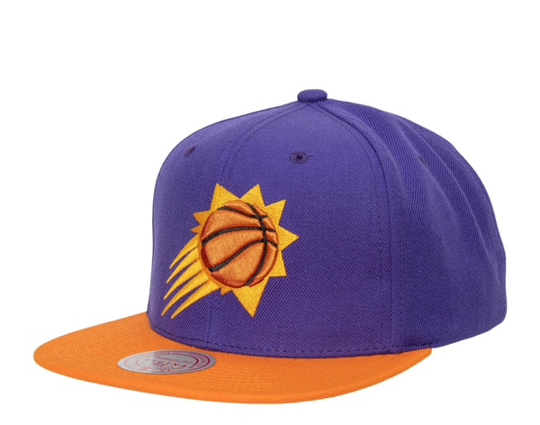 Mitchell & Ness Purple/Orange NBA Phoenix Suns Team 2 Tone 2.0 Snapback - OSFA
