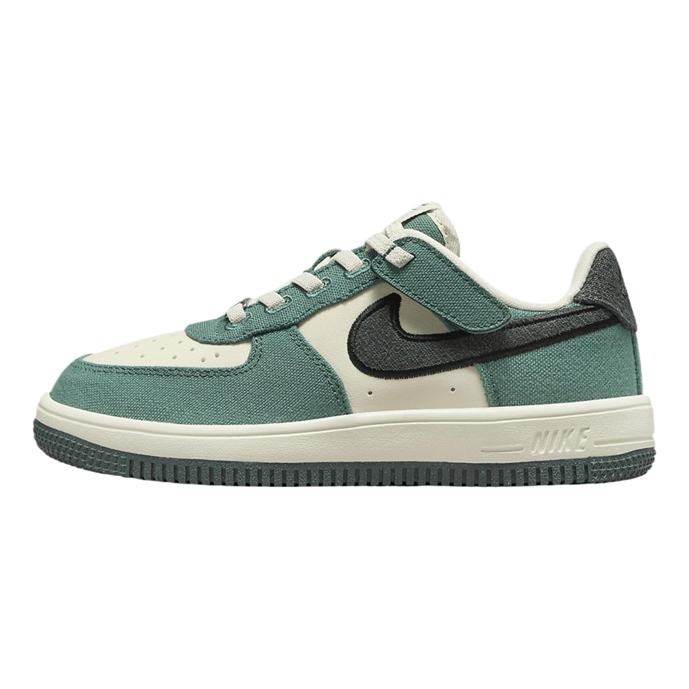 Preschool Nike Air Force 1 Low EasyOn LV8 3 Coconut Milk/Vintage Green (HJ4293 100)