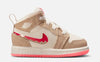 Toddler's Jordan 1 Mid SE Desert/Fusion Red-Pale Ivory (HJ5959 206)