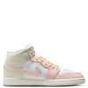 Men's Jordan 1 Mid SE White/Guava Ice-Sea Glass (HJ6654 100)