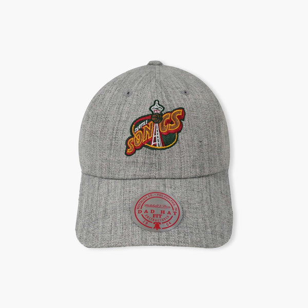 Mitchell & Ness Gy Hthr NBA Seattle Sonics Team Heather 2.0 HWC Strapback - OS