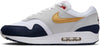 Men's Nike Air Max 1 Obsidian/Metallic Gold-White (HM9604 400)