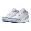 Little Kid's Jordan 3 Retro White/Pink Glow-Cobalt Bliss (HQ0783 101)