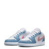 Big Kid's Jordan 1 Low Cobalt Bliss/Pink Glow-White (HQ2001 400)