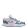 Big Kid's Jordan 1 Low Cobalt Bliss/Pink Glow-White (HQ2001 400)