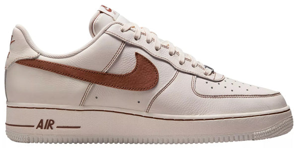 Men's Nike Air Force 1 '07 LV8 Ivory/Saddle Brown (HQ2037 101)