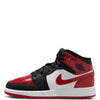 Big Kid's Jordan 1 Mid Black/Varsity Red-White (HV4399 006)