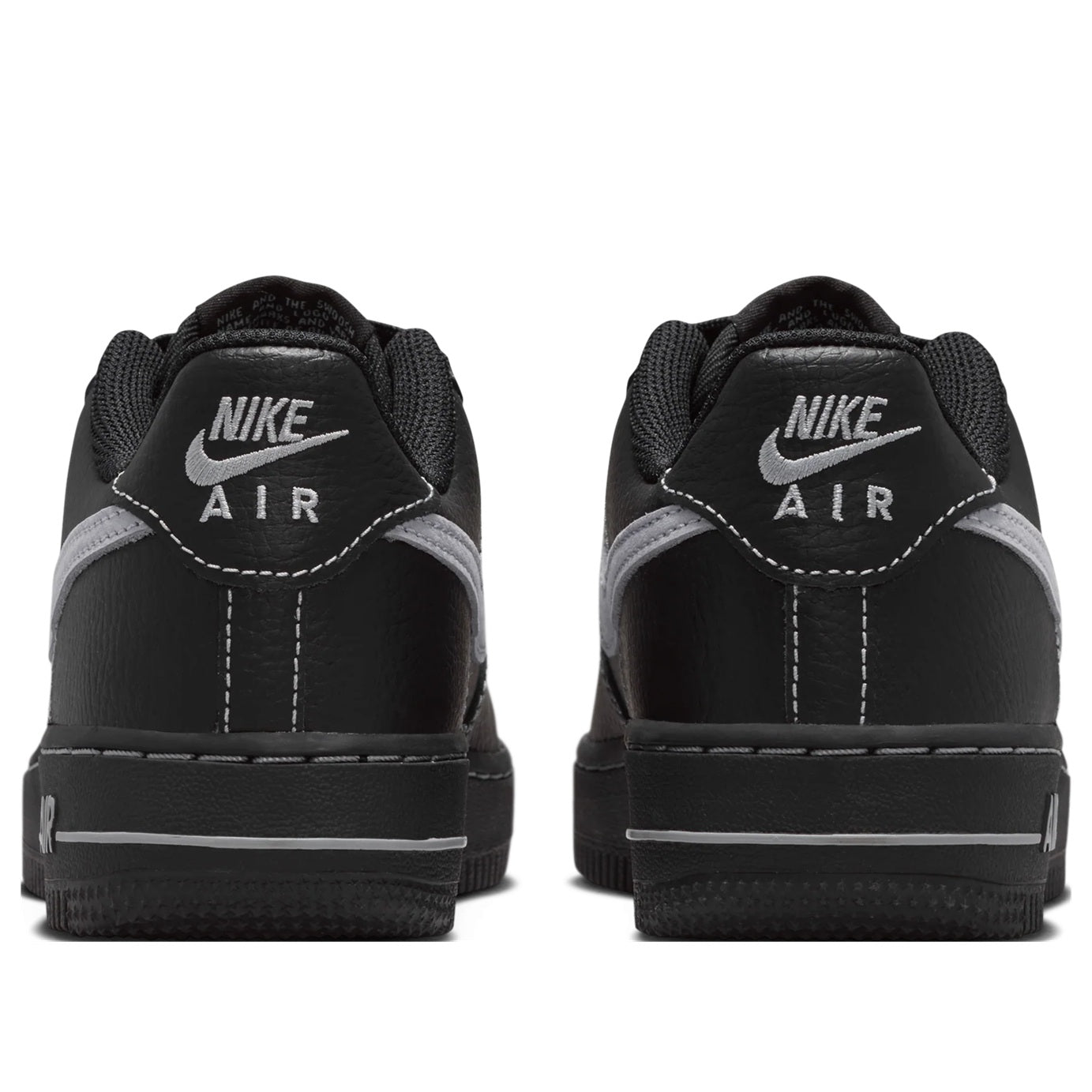 Big Kid's Nike Air Force 1 LV8 3 Black/Wolf Grey-Black (HV4762 003