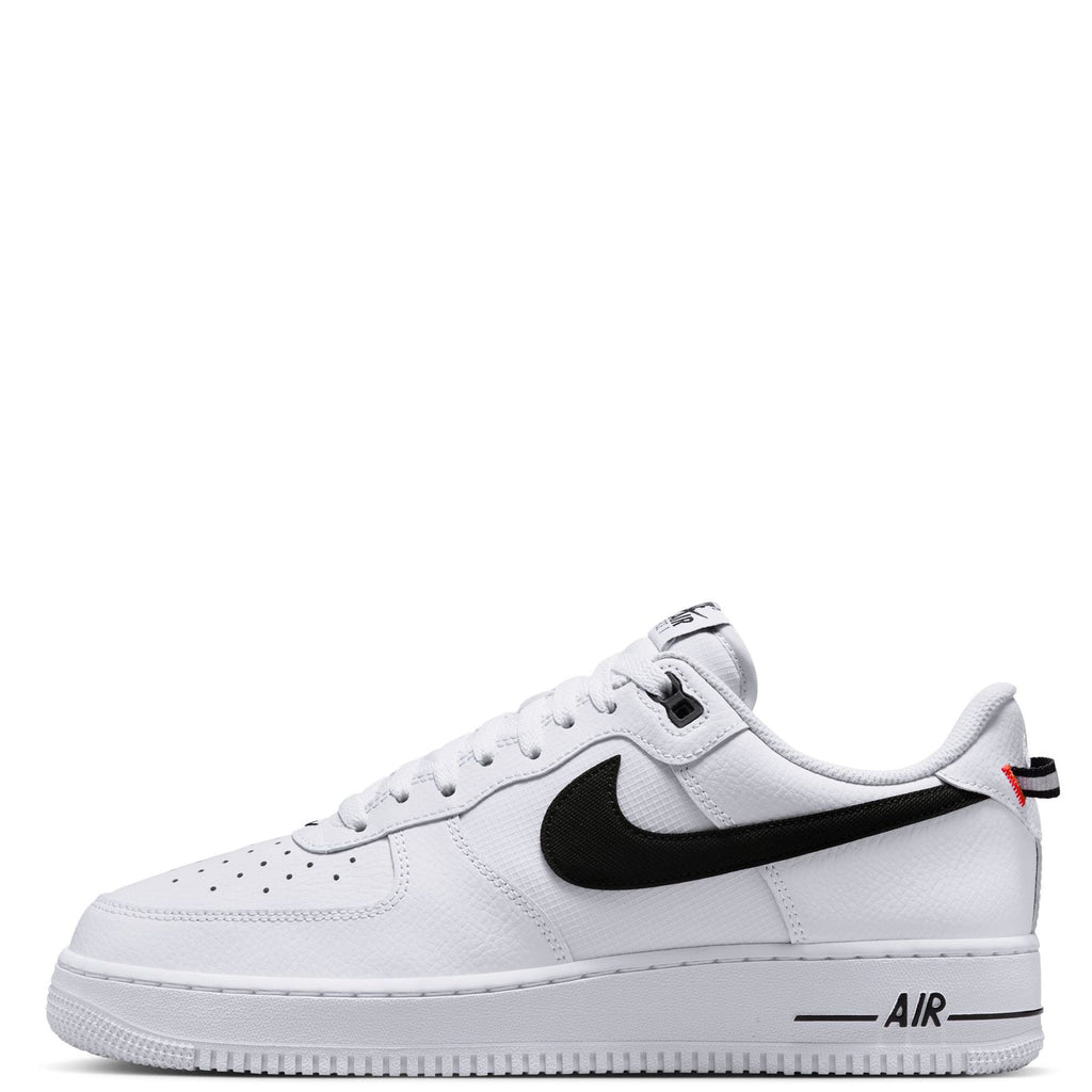 Men's Nike Air Force 1 '07 LV8 White/Black-Bright Crimson (HV9509 100)