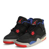 Big Kid's Air Jordan 4 Retro OG Black/Fire Red-Deep Royal Blue (IB4171 003)