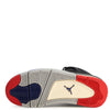 Big Kid's Air Jordan 4 Retro OG Black/Fire Red-Deep Royal Blue (IB4171 003)