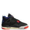 Big Kid's Air Jordan 4 Retro OG Black/Fire Red-Deep Royal Blue (IB4171 003)