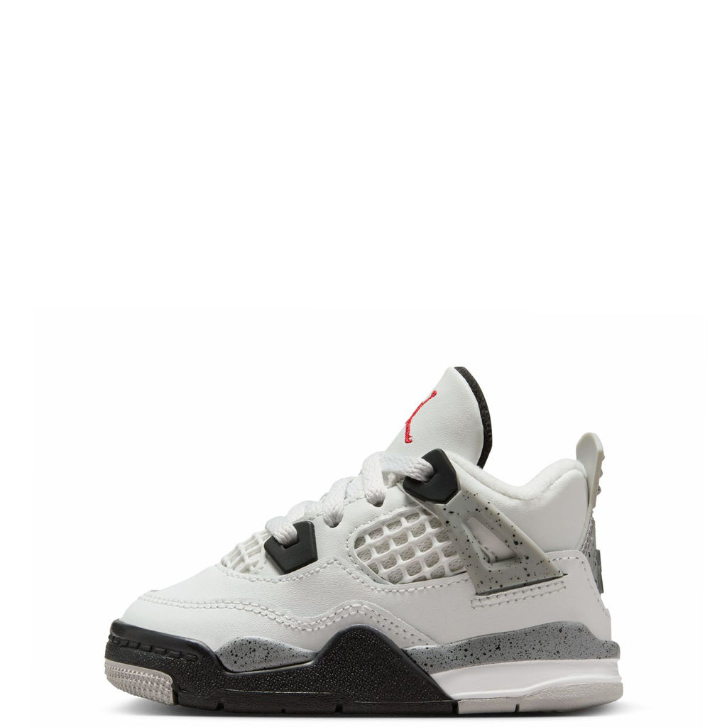Toddler's Jordan 4 Retro OG Summit White/Fire Red (IB4387 100)