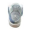 Little Kid's Jordan 4 Retro Tex Sail/Worn Blue-Metallic Gold (IB6715 100)
