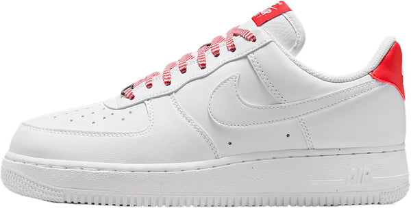 Women's Nike Air Force 1 '07 White/LT Crimson-Pink Foam (IB7167 103)