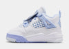 Toddler's Jordan 4 Retro White/Aluminum-Blue Tint (IB8961 100)