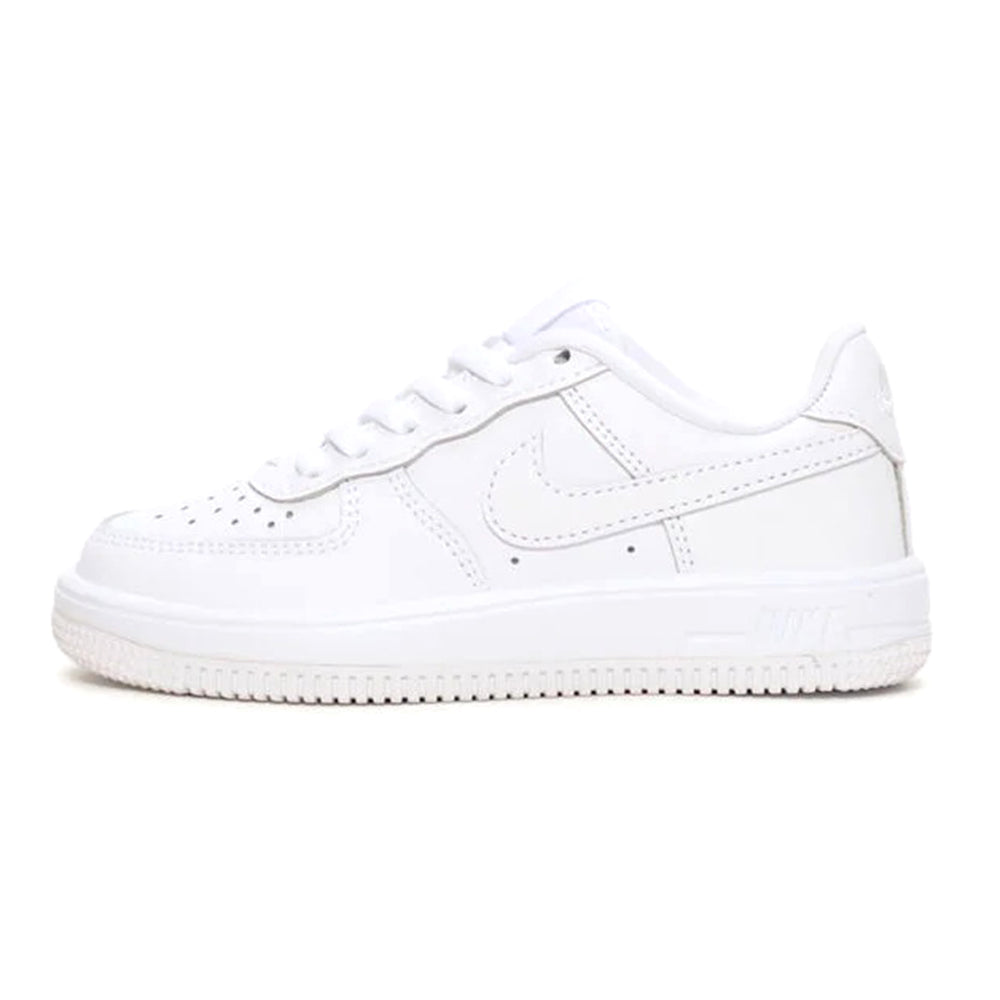 Little Kid's Nike Air Force 1 Low Lace White/White-White-White (IF1673 100)