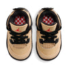 Toddler's Jordan 4 Retro Sesame/Fire Red-Black-White (IH2095 200)
